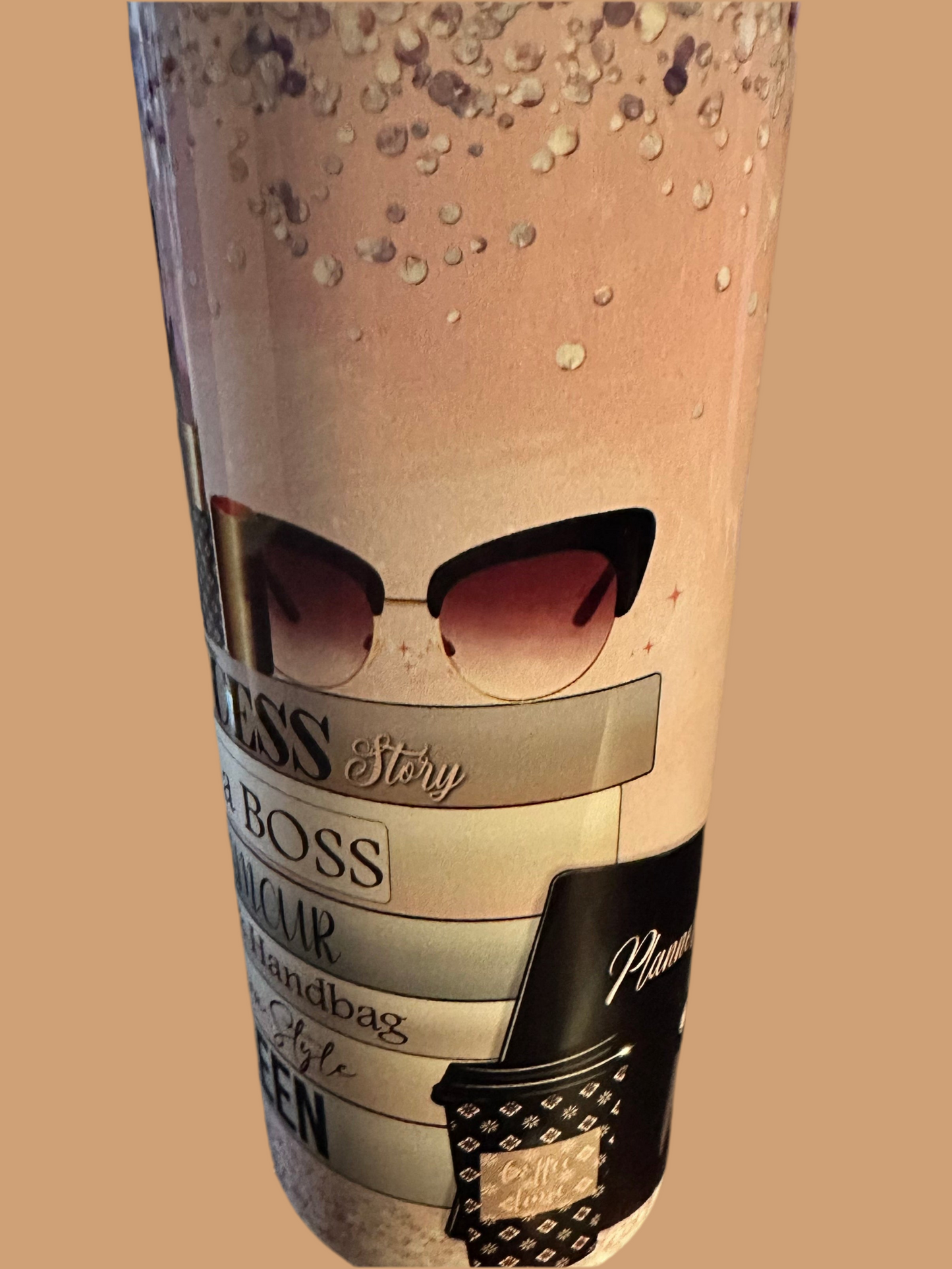 Blue 20 oz Diamond Queen Tumbler